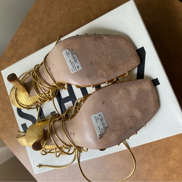 Schutz Heyde Gold Sandal - Picture 5 of 6